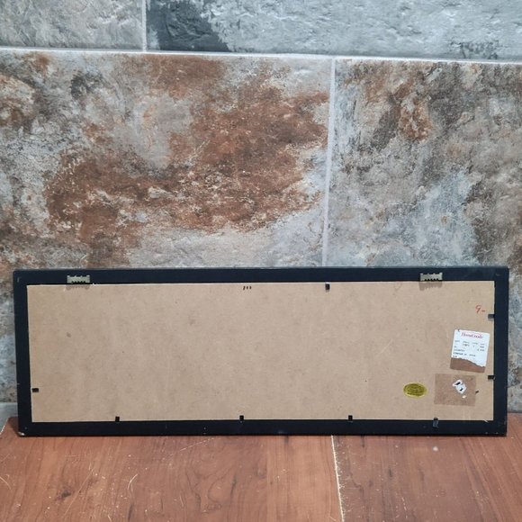 Home Goods Framed Embroidered Star Berries Fabric Wall Hanging Decor - Picture 2 of 11